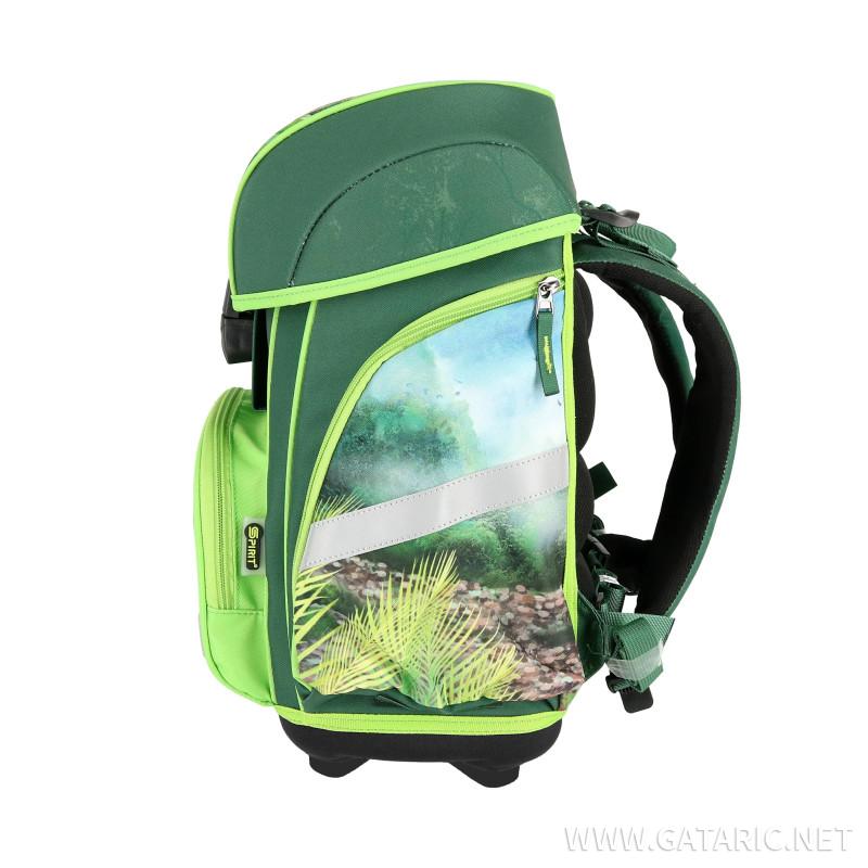 School bag set ''T-REX'' 3D SMART 5-Pcs (LED buckle) 