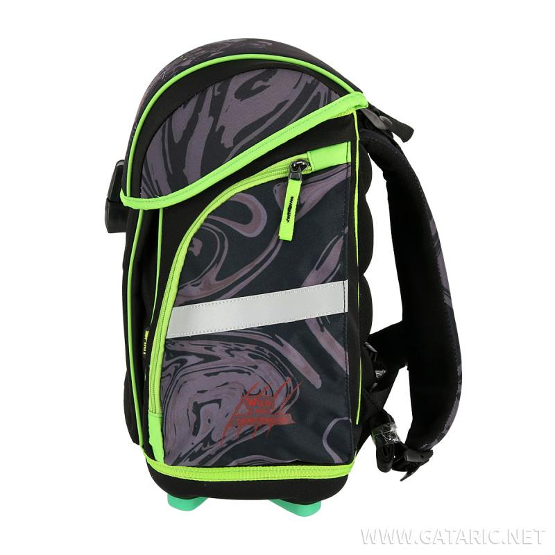 School bag set ''PANTHER WILD'' NEW START 5-Pcs (LED buckle) 