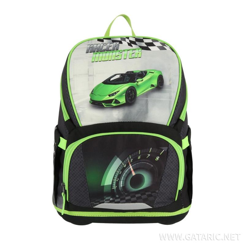 School bag set ''RACER MONSTER