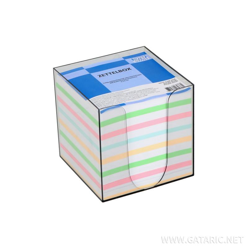 Note Cube in PVC Box 90x90x90mm