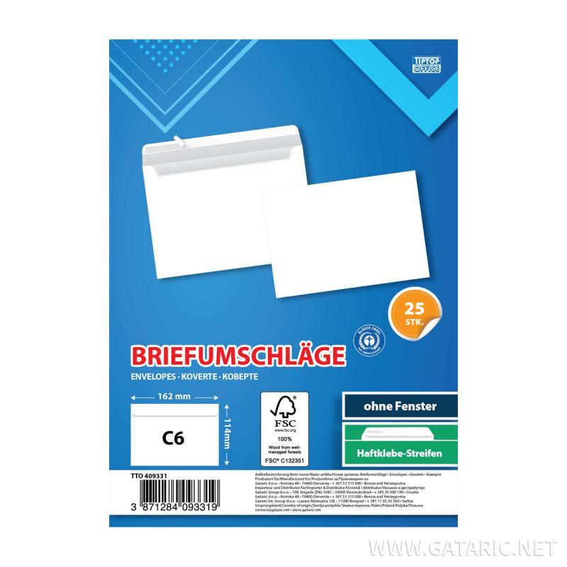 Mailing Bag C6 11.4x16.2cm, 25/1