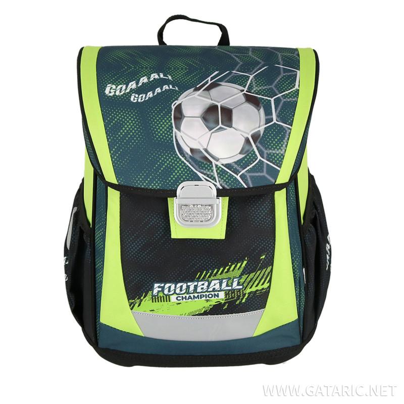 School bag set ''FOOTBALL CHAMPION'' COOL 4-Pcs (Metal buckle) 