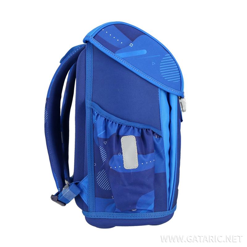 School bag set ''BLUE CLOUD'' COOL 4-Pcs (Metal buckle) 