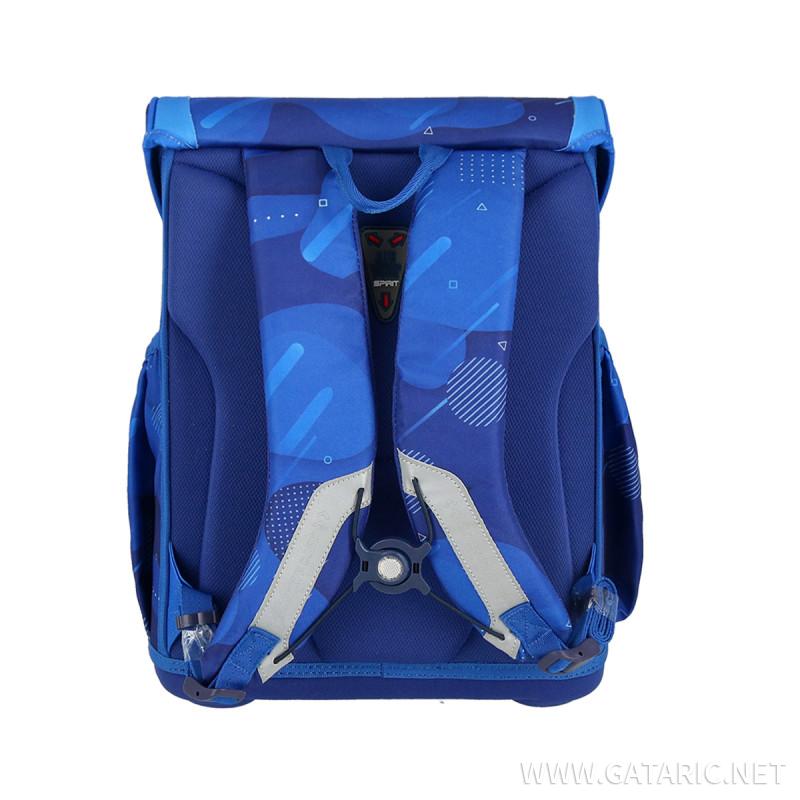 School bag set ''BLUE CLOUD'' COOL 4-Pcs (Metal buckle) 