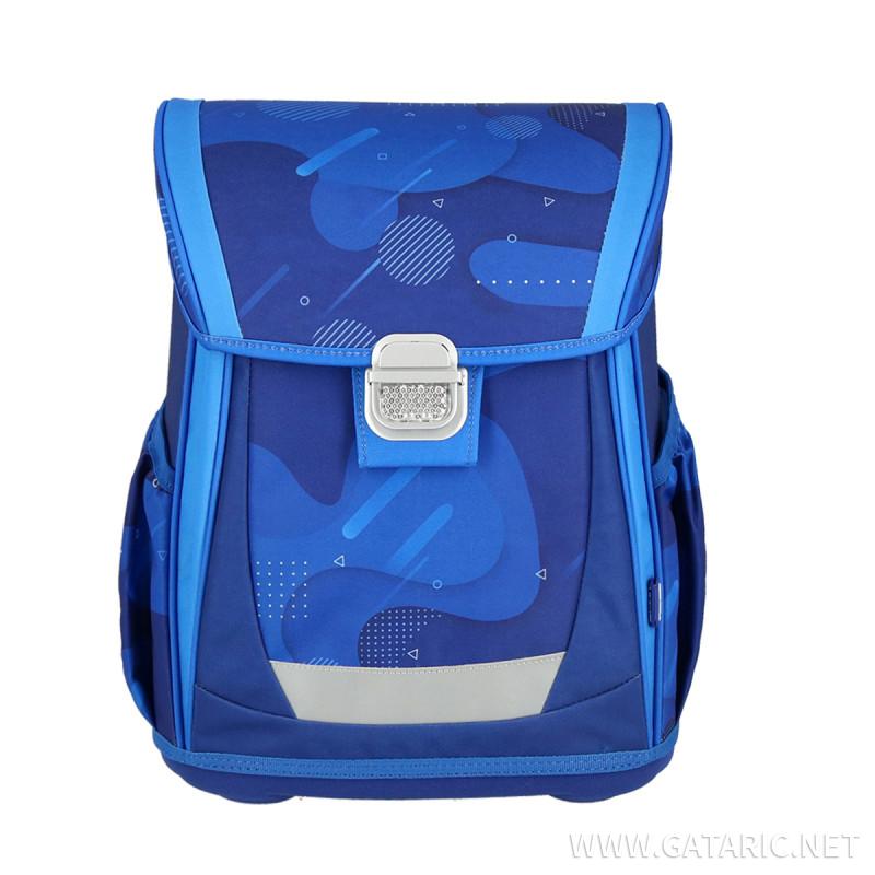 School bag set ''BLUE CLOUD'' COOL 4-Pcs (Metal buckle)