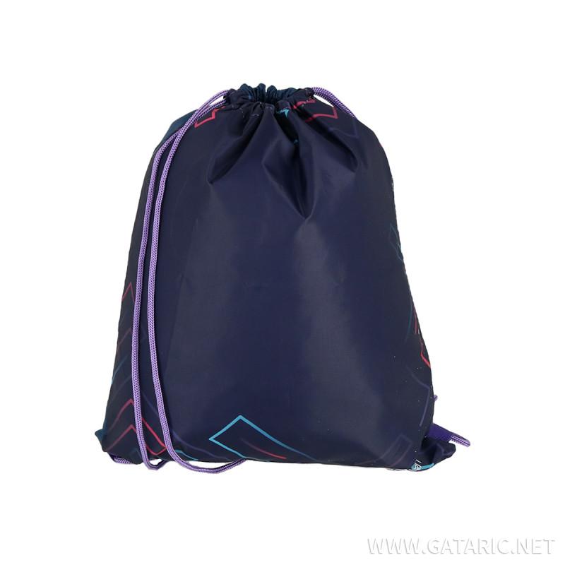 School bag set ''COLOR LINES'' COOL 4-Pcs (Metal buckle) 