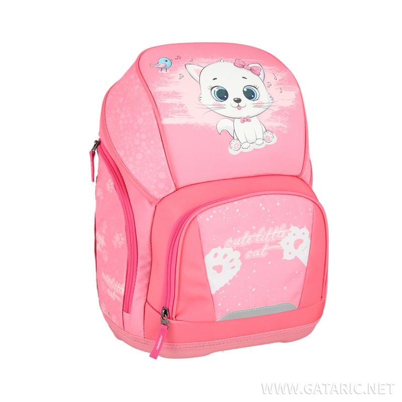 School bag set ''LITTLE CUTE CAT'' 3D VARIO 5-Pcs (Magnetic buckle)