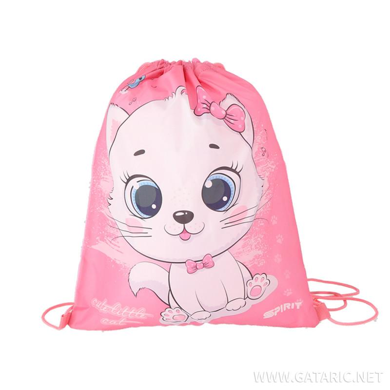 School bag set ''LITTLE CUTE CAT'' 3D VARIO 5-Pcs (Magnetic buckle)