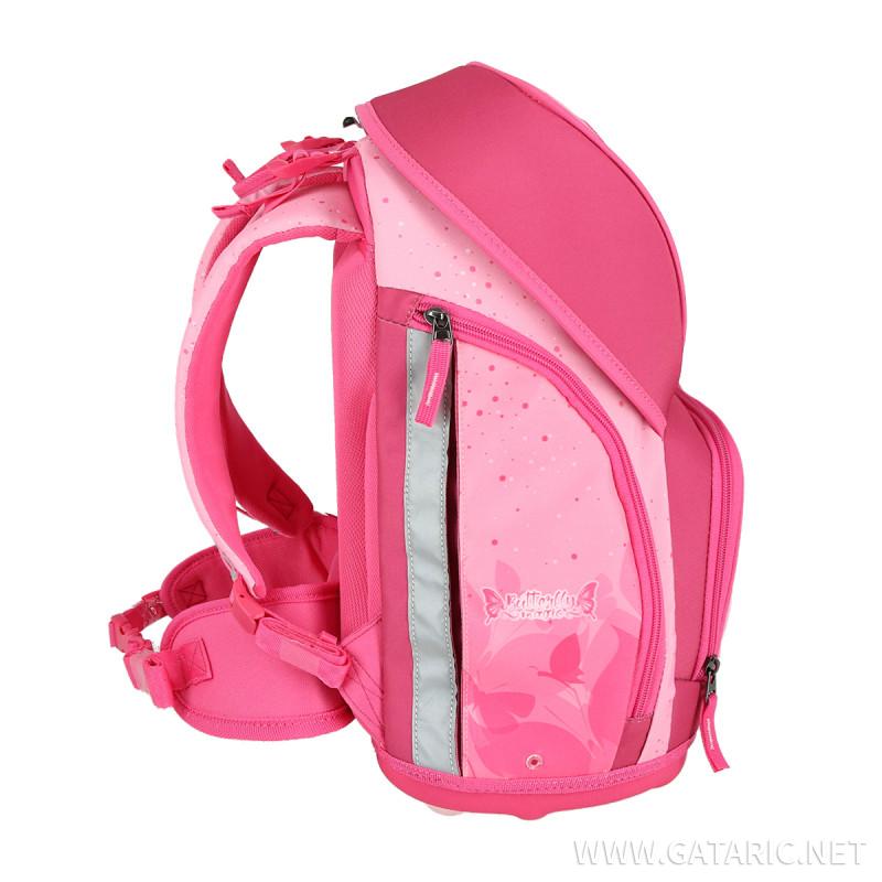School bag set ''BUTTERFLY MAGIC'' 3D VARIO 5-Pcs (Magnetic buckle)