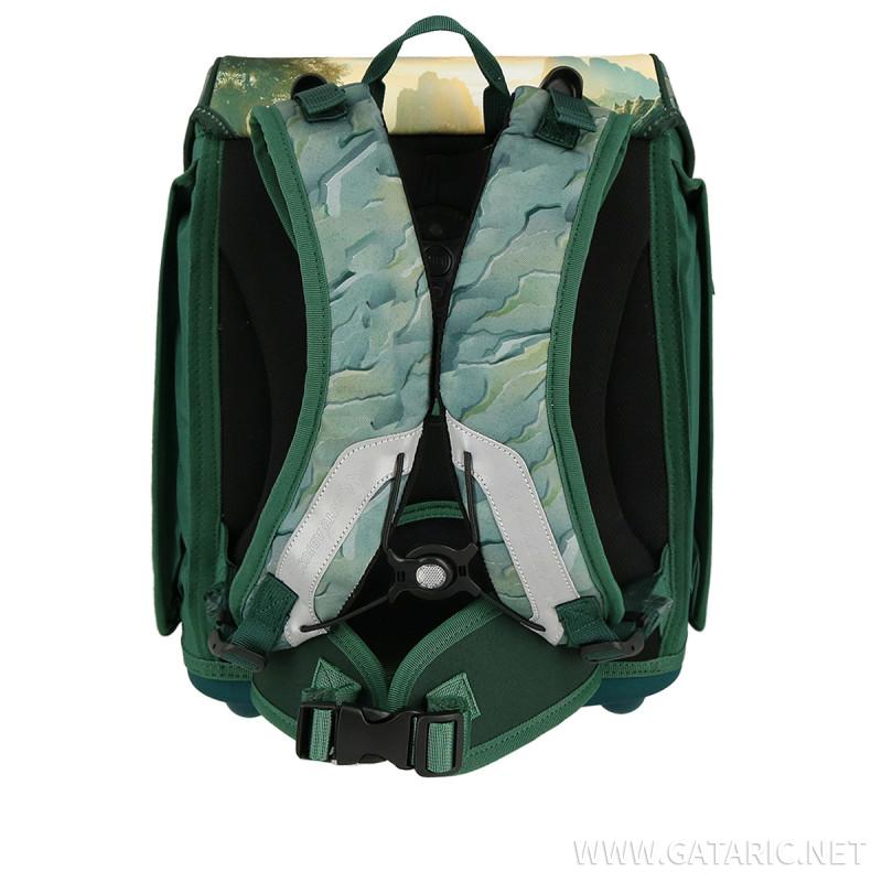 School bag set ''RAPTOR'' 3D COMO 5-Pcs (Magnetic buckle) 