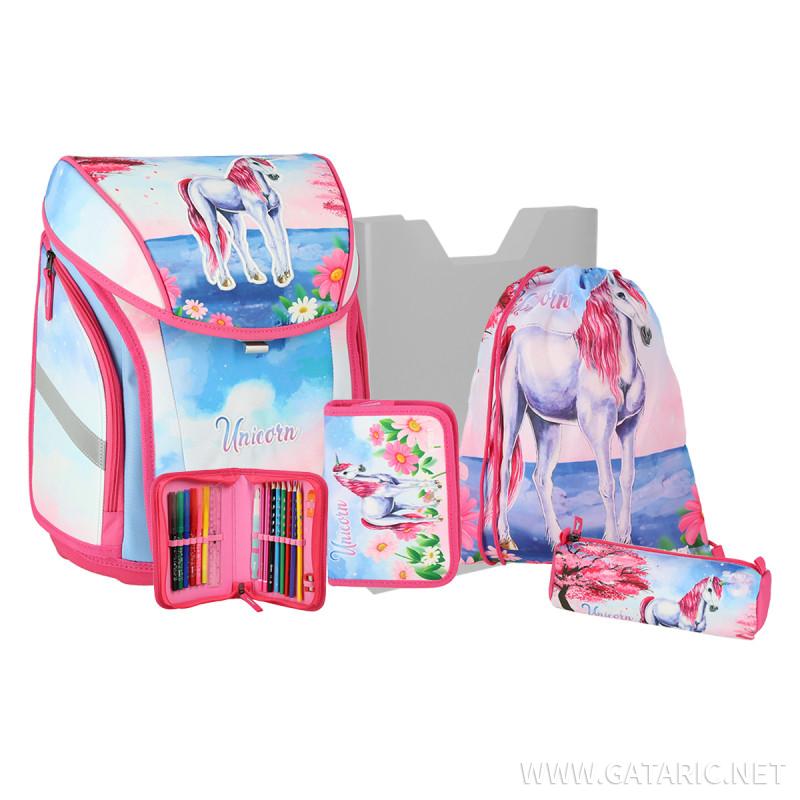 Torba set ''UNICORN MAGIC'' 3D COMO 5-delova (Magnetna kopča) 
