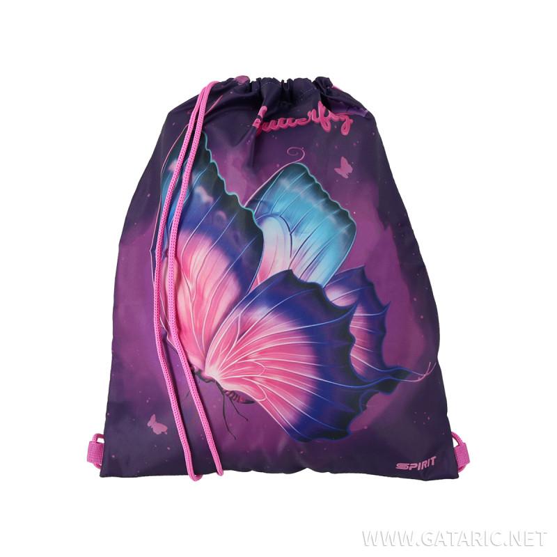 Torba set ''BUTTERFLY'' 3D COMO 5-delova (Magnetna kopča) 