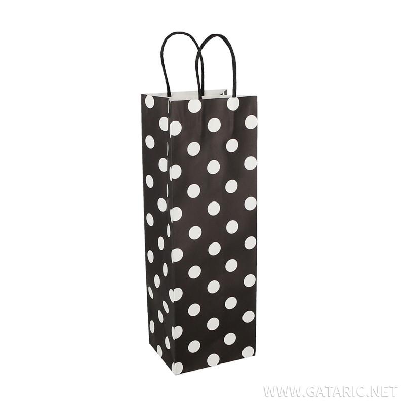 Poklon vrećica ''Craft Dots'', za piće 