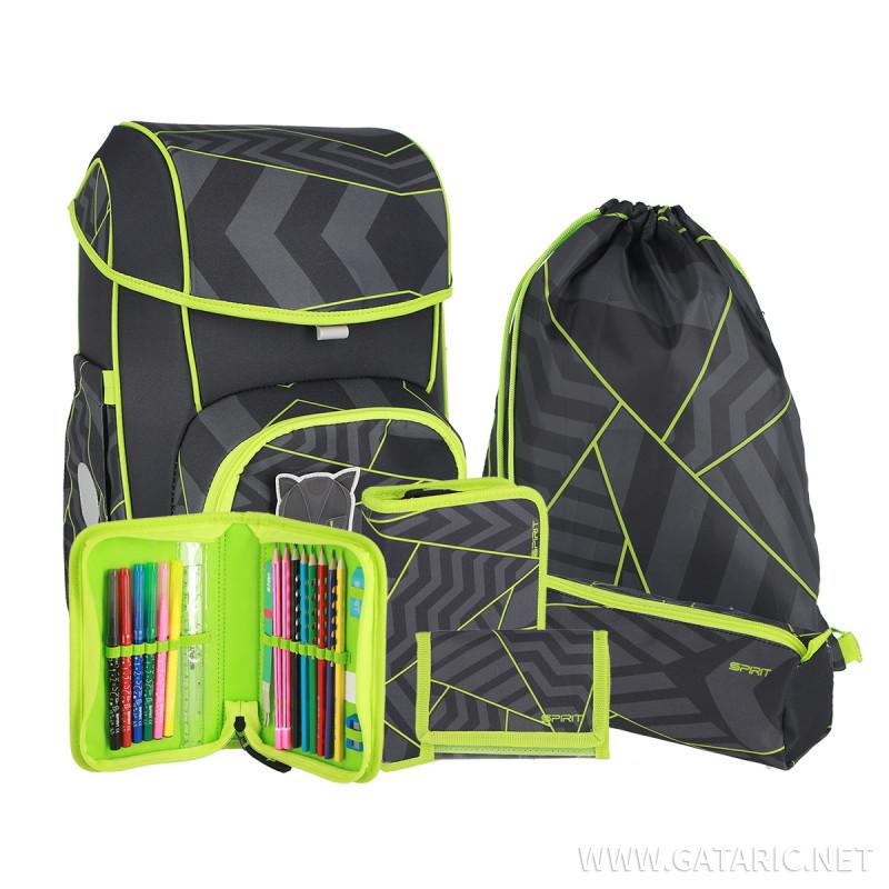 School bag set ''PANTHER'' COSMO 6-Pcs (Magnetic buckle)