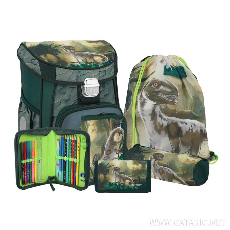 School bag set ''RAPTOR' VISION + 5-Pcs (Metal buckle)