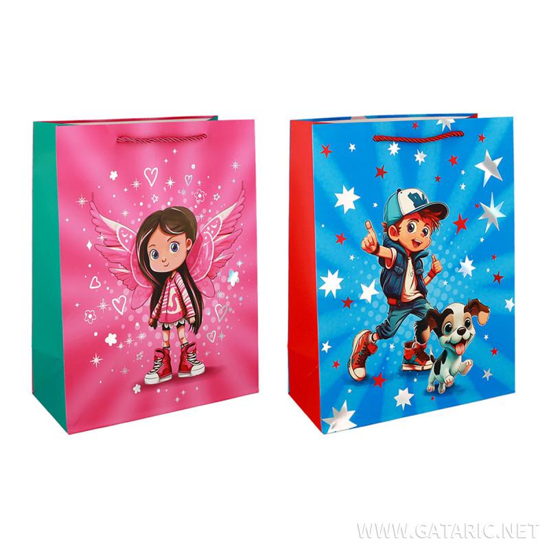 Geschenktragetasche ''Boy&Girl'', XL 