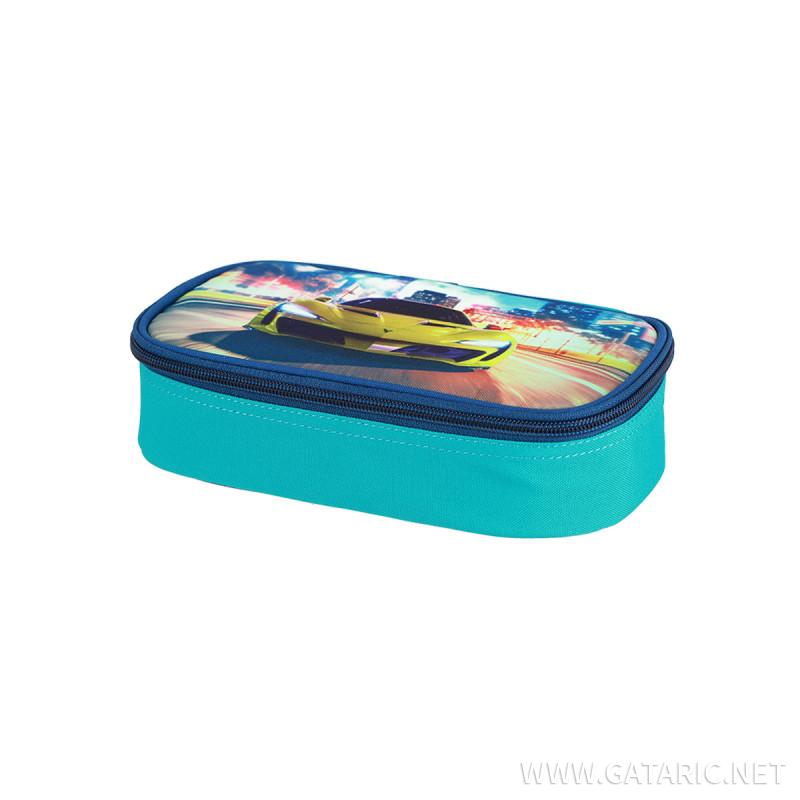 Pouch pencil case ''MY BAG'', 1-Zipper - Sport Car