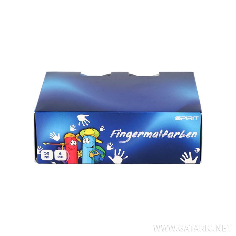 Boja za oslikavanje prstima 6 Boja, 50ml 