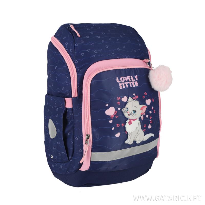 School bag set ''LOVELY KITTEN'' SMART PACK 4-Pcs 