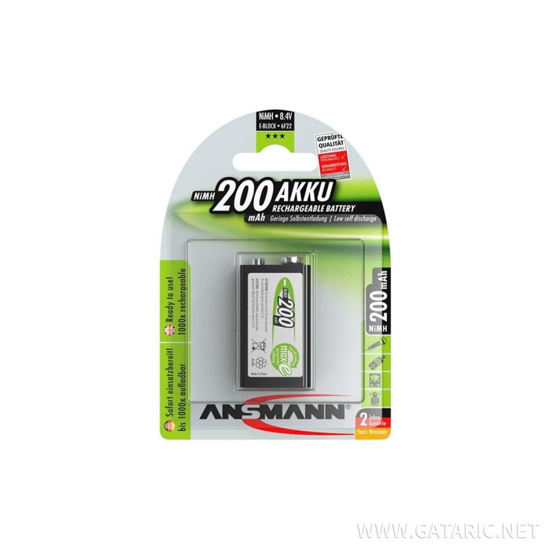 Alkalna baterija NiMH E-8.4V, 200 mAh 