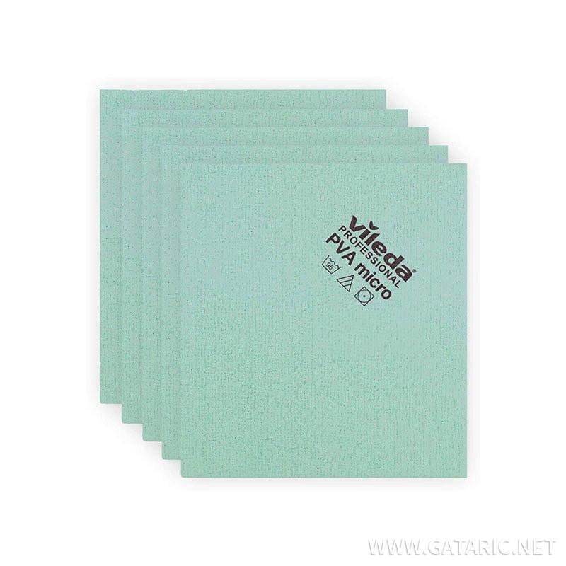 Microfiber cloth PVA 35x38cm, 5/1 