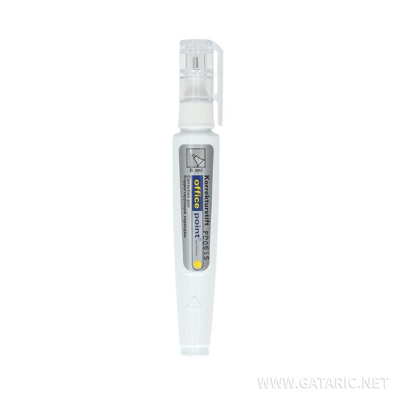 Correction pen, 8ml, metal tip 