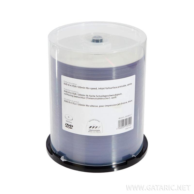 DVD-R 100/1 16x4.7 GB Printable 