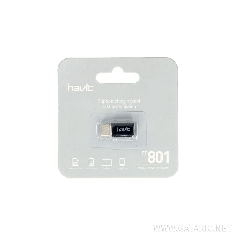 Adapter Micro USB to TYPE C M 