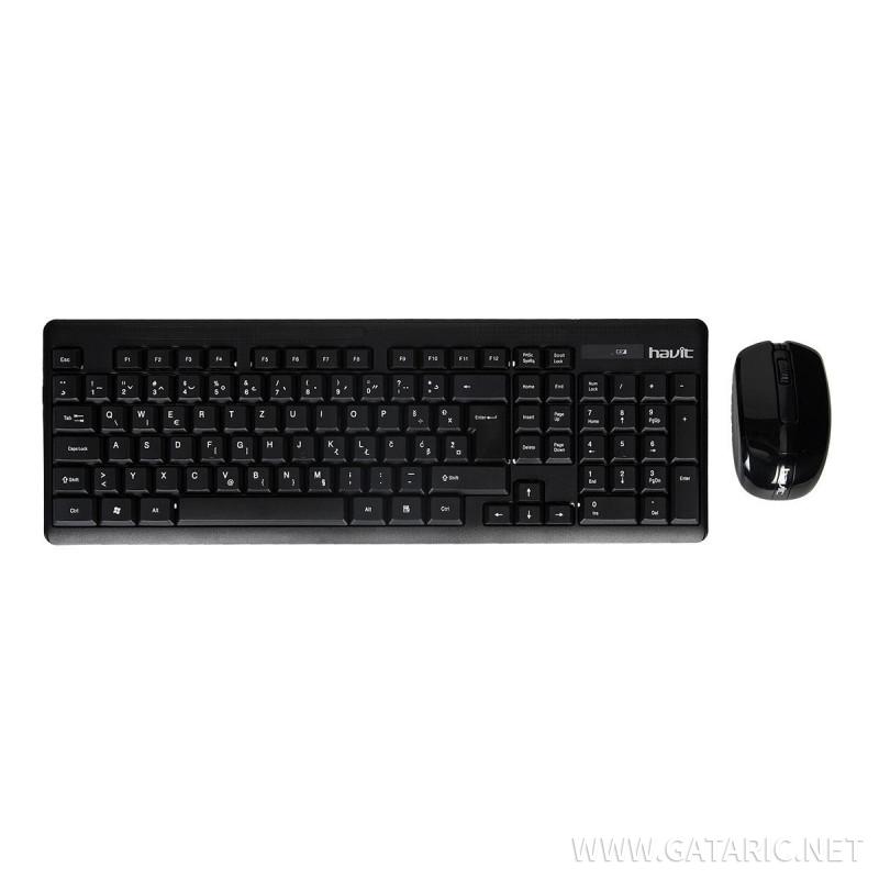 Wireless tastatura & miš Combo ''HV-KB553GCM'' 