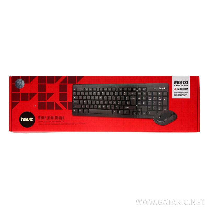 Wireless keyboard & mouse Combo ''HV-KB553GCM'' 