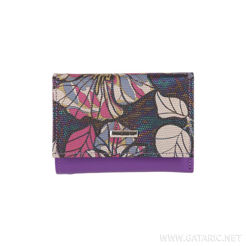 Falco kožni novčanik sa cvjetnim printom 
