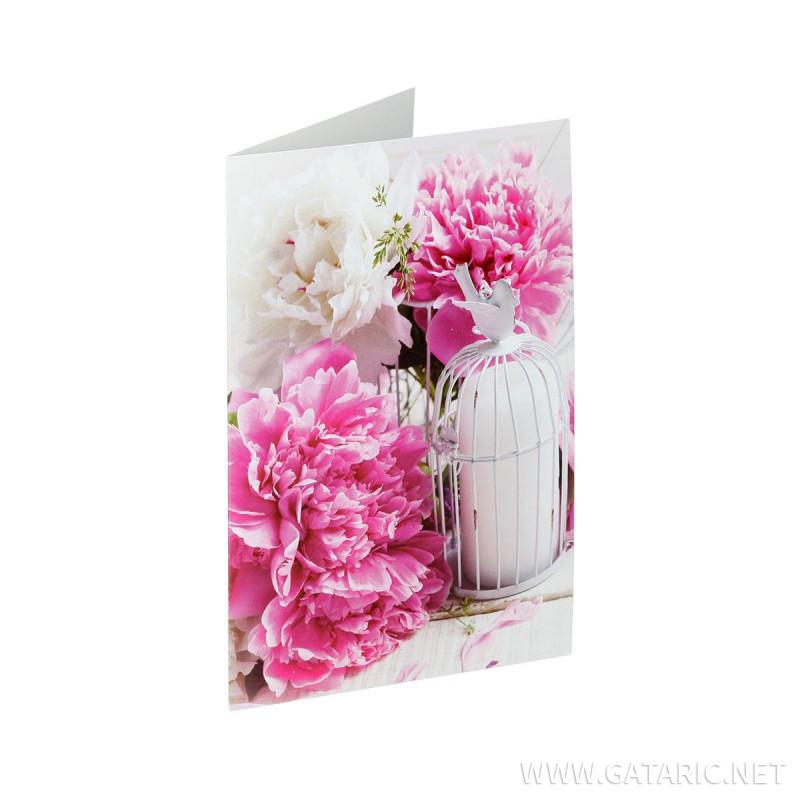 Greeting card ''Classic Flower 03'' 
