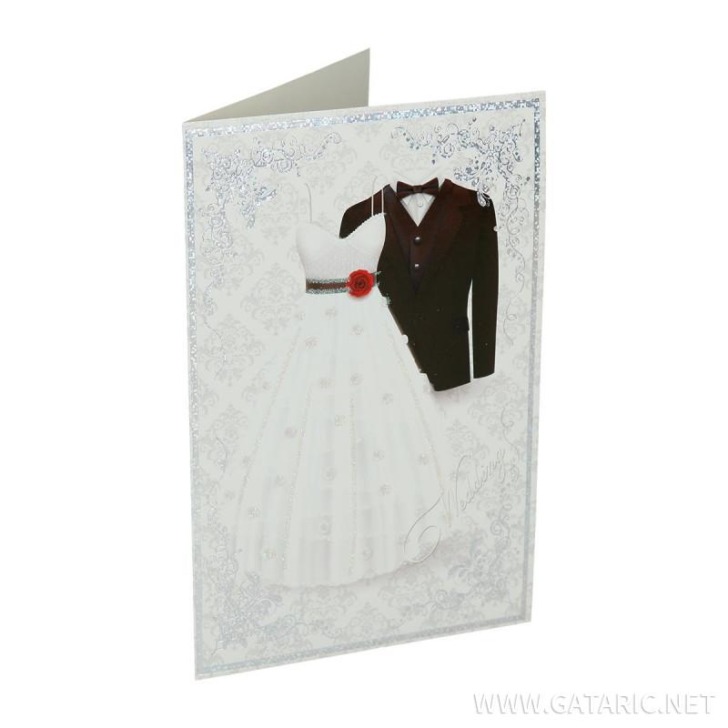 Greeting card 3D ''Wedding day 14'' 