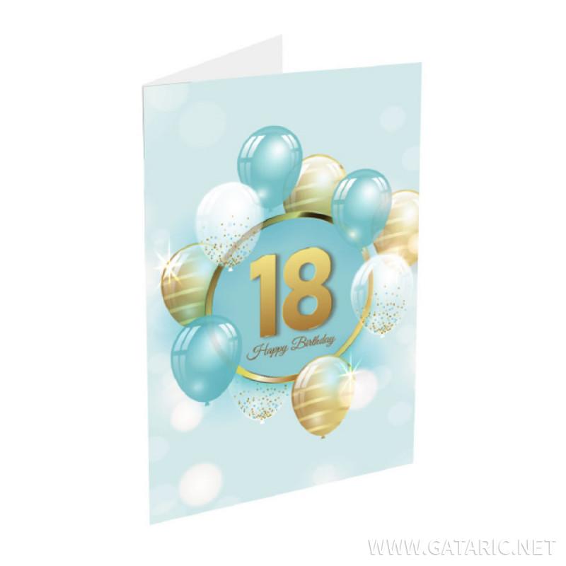 Greeting card 3D ''Happy birthday 03'' 