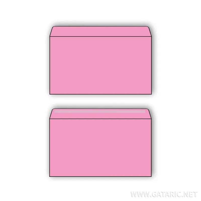 Briefumschlag B5 25x17,6cm 1/500, Rosa 