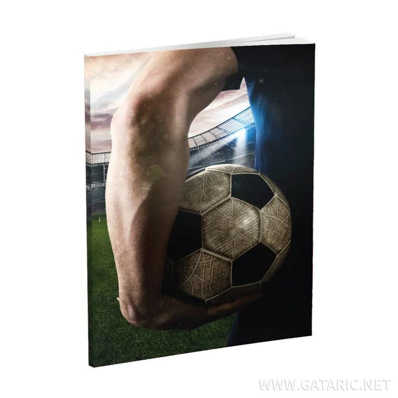 Notebook A5, hard covers, 96 squares sheets