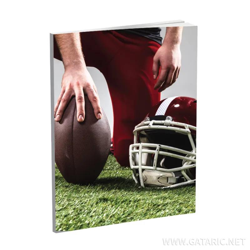 Notebook A5, hard covers, 96 squares sheets