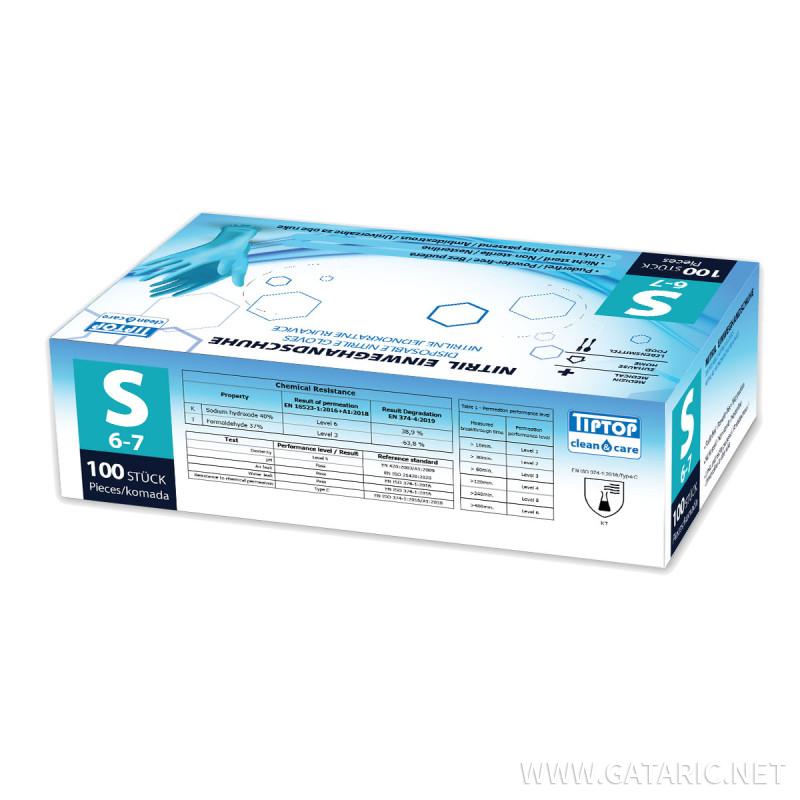 Disposable Nitrile gloves S 100/1