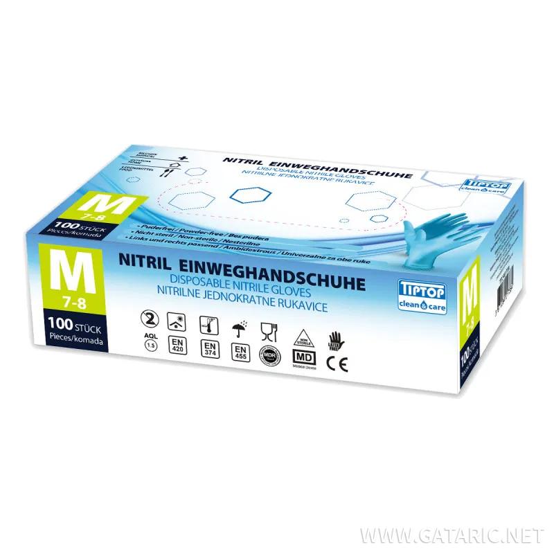 Nitrilne jednokratne rukavice M 100/1 