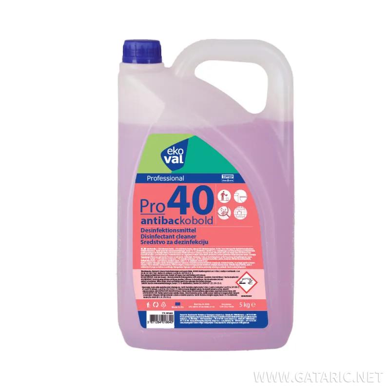 Univerzalno sredstvo za dezinfekciju Pro 40 Antibac Kobold 5kg 