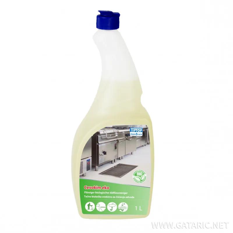 Liquid cleaner for drain pipes Cevokim Eko 1L