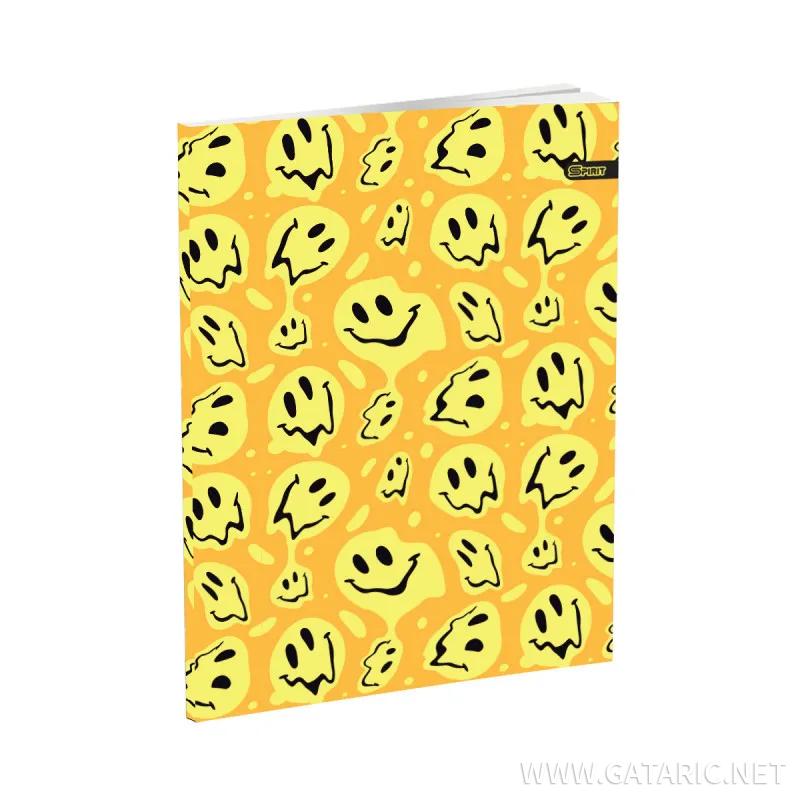 School Notebook A5 “Smiley” Soft cover, Latain, 52 Sheets