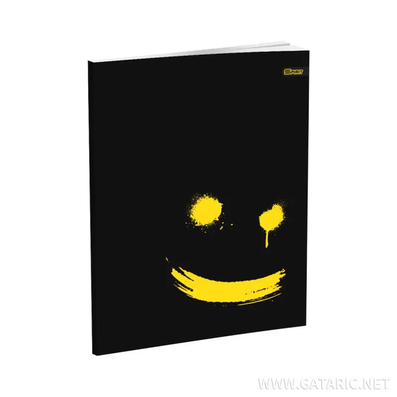 School Notebook A5 “Smiley” Soft cover, Latain, 52 Sheets