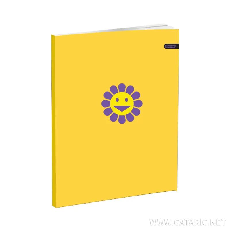 School Notebook A5 “Smiley” Soft cover, Latain, 52 Sheets