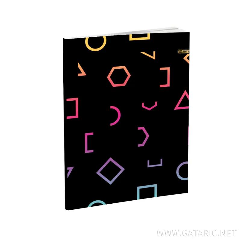 School Notebook A4 “Geometric” Soft cover, Lines, 52 Sheets 