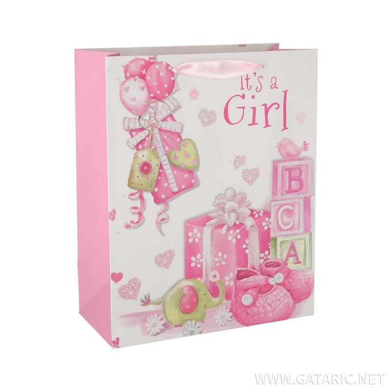 Gift bag ''Baby girl'', L