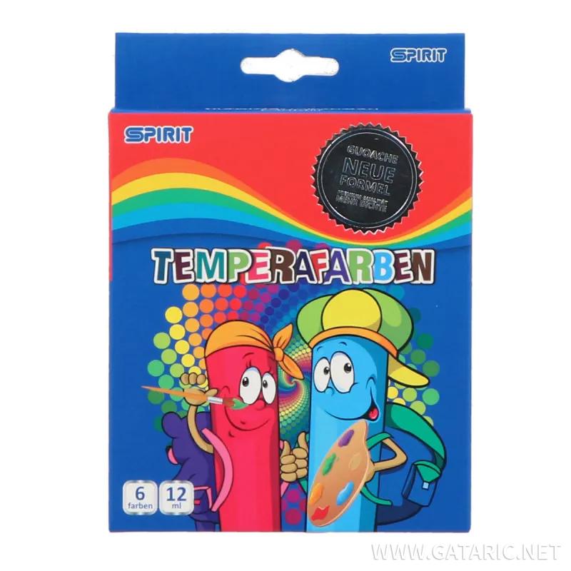 Temperafarben, 12ml, 6/1 