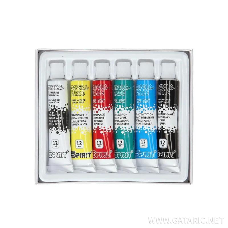 Temperafarben, 12ml, 6/1 