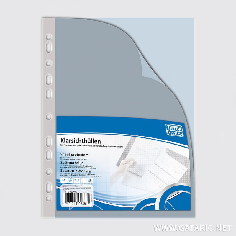 Punched Pockets L-Shape PP A4, 80µm