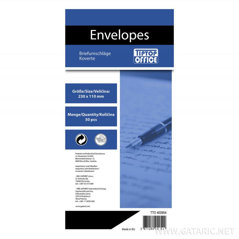 Envelope American No Window 110x230mm, 50/1